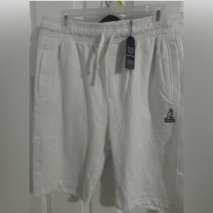 Kangol Men's White Athletic Drawstring Shorts